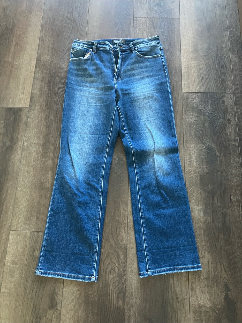 Straight leg denim